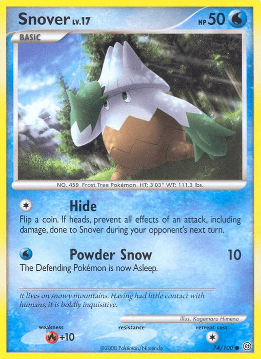 Snover (74/100) [Diamond & Pearl: Stormfront] - for just $0.15! 