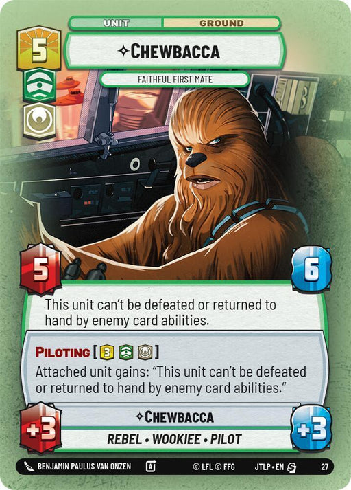 Chewbacca - Faithful First Mate (Foil) (27) [Jump to Lightspeed: Weekly Play] - for just $0.20! 