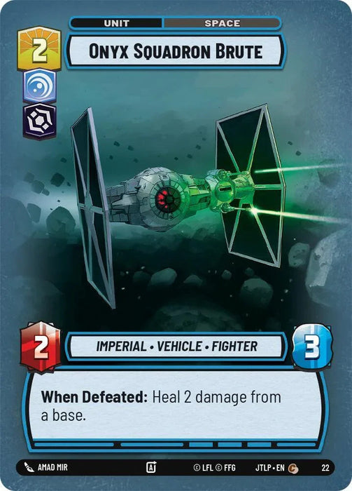 Onyx Squadron Brute (Foil) (22) [Jump to Lightspeed: Weekly Play] - for just $0.10! 