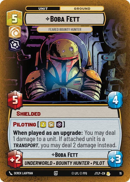 Boba Fett - Feared Bounty Hunter (15) [Jump to Lightspeed: Weekly Play] - for just $0.40! 