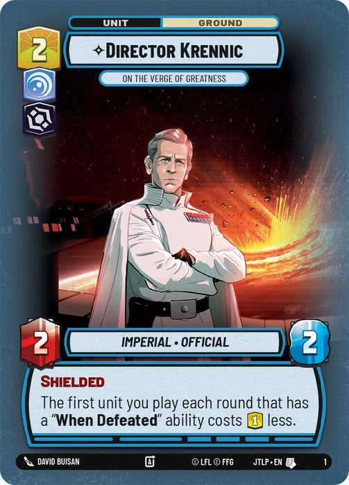 Director Krennic - On the Verge of Greatness (1) [Jump to Lightspeed: Weekly Play] - for just $0.15! 