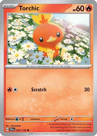 Torchic 022/159 - SV09 Journey Together - for just $0.03! 