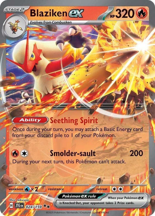 Blaziken ex (024/159) [Scarlet & Violet: Journey Together] - for just $0.60! 