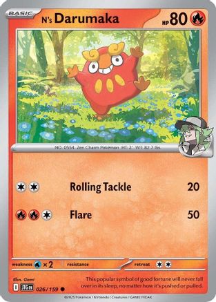 N's Darumaka 026/159 - SV09 Journey Together - for just $0.08! 