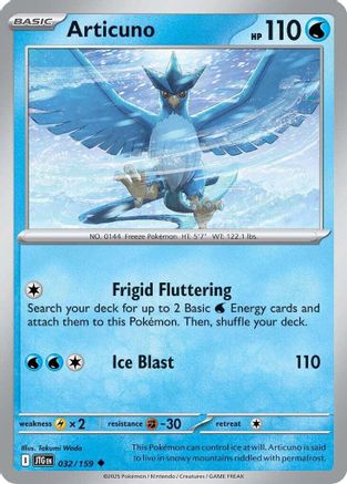 Articuno 032/159 - SV09 Journey Together - for just $0.08! 