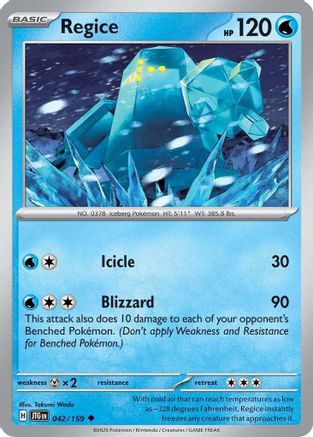 Regice 042/159 - SV09 Journey Together - for just $0.06! 