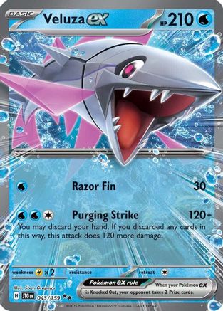 Veluza ex 043/159 - SV09 Journey Together Holofoil - for just $0.35! 