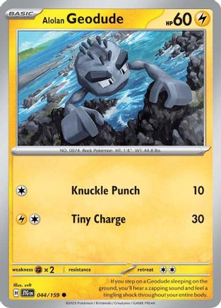 Alolan Geodude 044/159 - SV09 Journey Together - for just $0.03! 