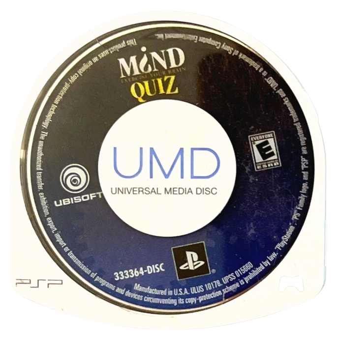 Mind Quiz – PlayStation Portable (PSP) - for just $5.99! 