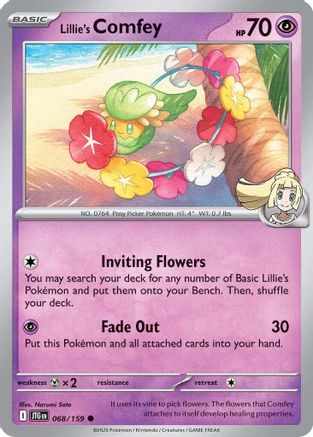 Lillie's Comfey 068/159 - SV09 Journey Together Reverse Holofoil - for just $0.08! 