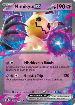 Mimikyu ex 069/159 - SV09 Journey Together Holofoil - for just $0.38! 