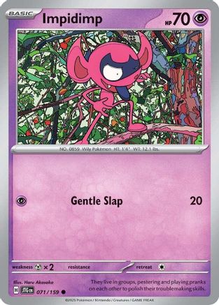 Impidimp 071/159 - SV09 Journey Together - for just $0.03! 