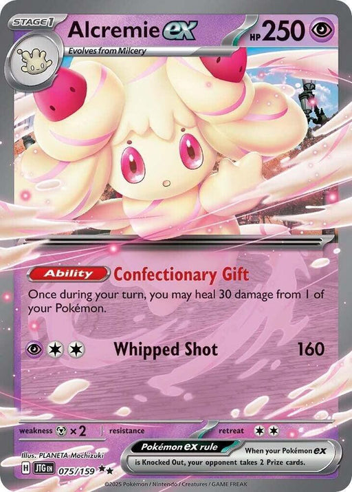 Alcremie ex (075/159) [Scarlet & Violet: Journey Together] - for just $0.25! 