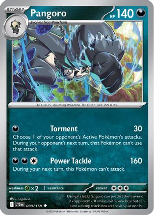 Pangoro 099/159 - SV09 Journey Together - for just $0.03! 