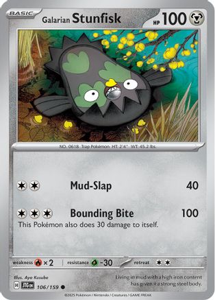 Galarian Stunfisk 106/159 - SV09 Journey Together - for just $0.05! 