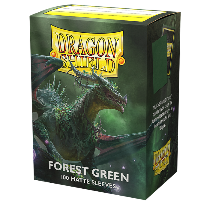 Dragon Shield: Standard 100ct Sleeves - Forest Green (Dual Matte) - Just $8.95! Shop now at Retro Gaming of Denver