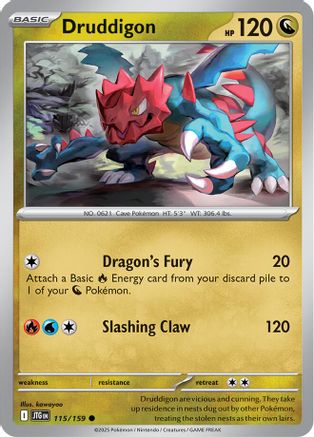 Druddigon 115/159 - SV09 Journey Together - for just $0.05! 