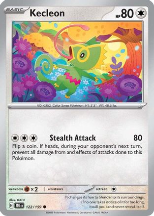 Kecleon 122/159 - SV09 Journey Together - for just $0.05! 