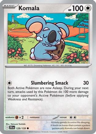 Komala 129/159 - SV09 Journey Together - for just $0.03! 