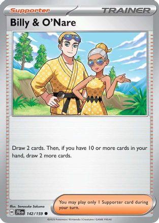 Billy & O'Nare 142/159 - SV09 Journey Together - for just $0.05! 