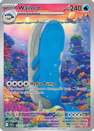 Wailord 162/159 - SV09 Journey Together Holofoil - for just $5.18! 