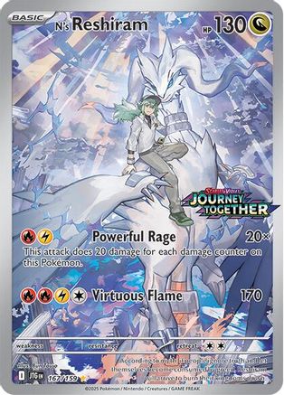 N's Reshiram (Journey Together Stamped) 167/159 - Miscellaneous Cards & Products Holofoil - for just $11.45! 