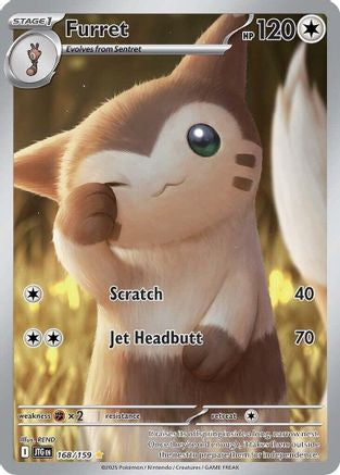 Furret 168/159 - SV09 Journey Together Holofoil - for just $5.30! 