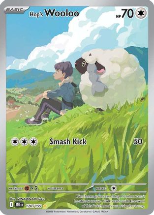 Hop's Wooloo 170/159 - SV09 Journey Together Holofoil - for just $1.40! 
