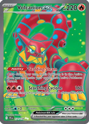 Volcanion ex 171/159 - SV09 Journey Together Holofoil - for just $0.48! 