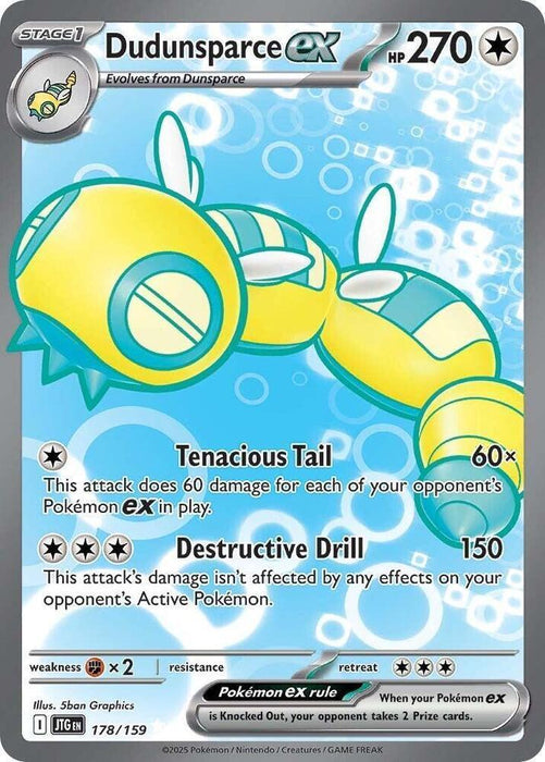 Dudunsparce ex (178/159) [Scarlet & Violet: Journey Together] - for just $0.60! 