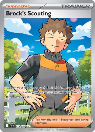Brock's Scouting 179/159 - SV09 Journey Together Holofoil - for just $1.33! 
