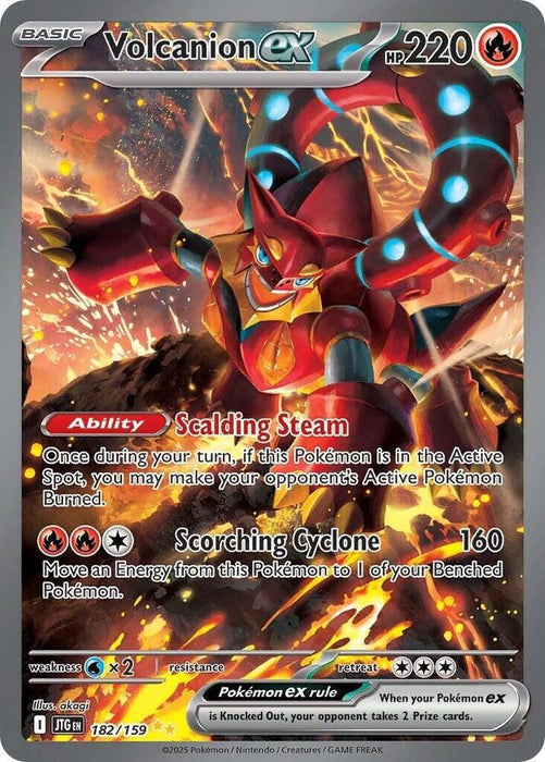 Volcanion ex (182/159) [Scarlet & Violet: Journey Together] - for just $7.70! 