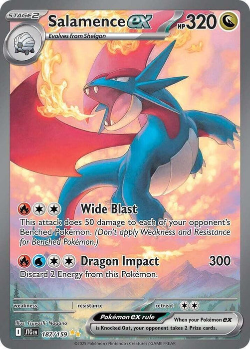 Salamence ex (187/159) [Scarlet & Violet: Journey Together] - for just $28.35! 