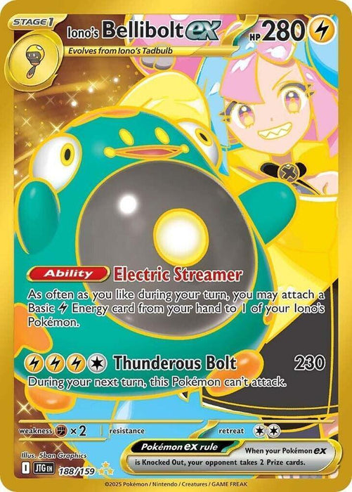 Iono's Bellibolt ex (188/159) [Scarlet & Violet: Journey Together] - for just $7.65! 