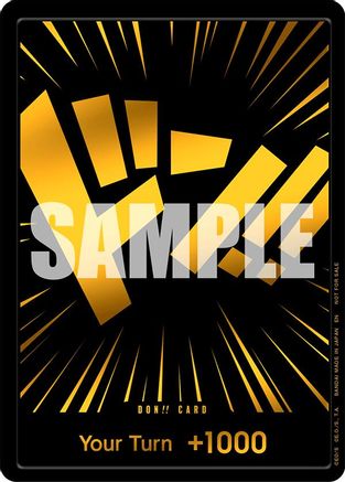DON!! Card (Black and Gold) - One Piece Promotion Cards Foil - for just $5.55! 