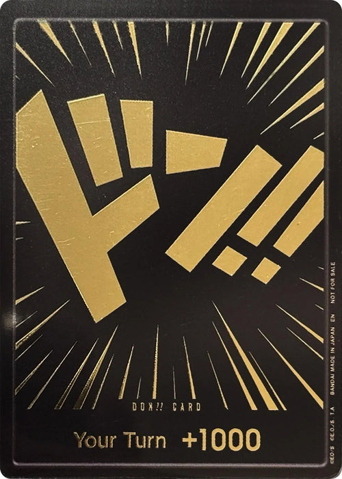 DON!! Card (Black and Gold) [One Piece Promotion Cards] - for just $4.75! 
