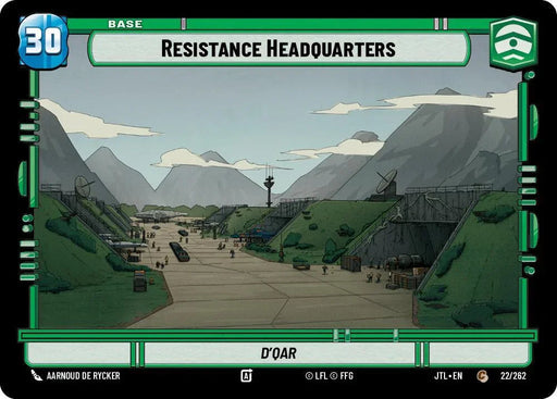 Resistance Headquarters //Shield (022/262 // T04/T04) [Jump to Lightspeed] - for just $0.10! 