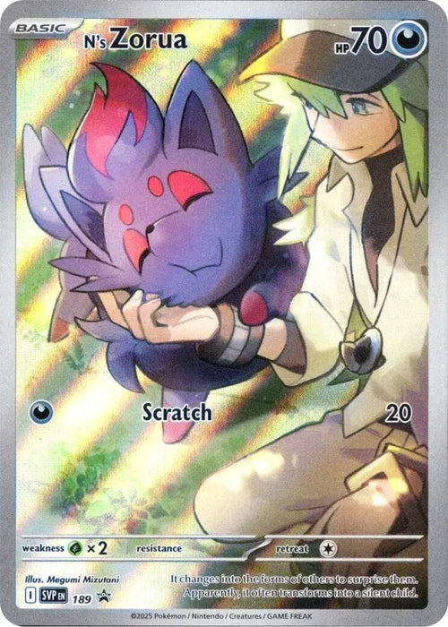 N's Zorua (SVP189) [Scarlet & Violet: Black Star Promos] - for just $4.55! 