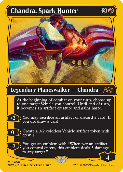 Chandra, Spark Hunter (DFT-456) - Aetherdrift Foil - for just $4.40! 
