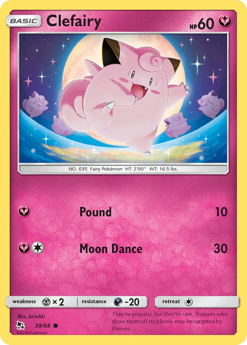 Clefairy (39/68) [Sun & Moon: Hidden Fates] - for just $0.10! 
