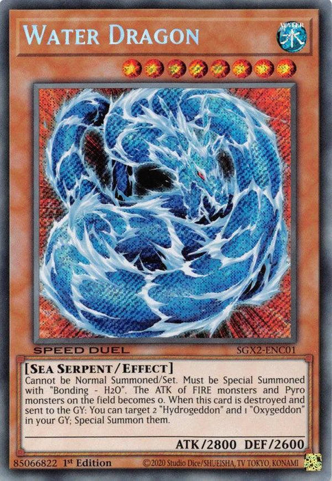 Water Dragon [SGX2-ENC01] Secret Rare - for just $0.15! 