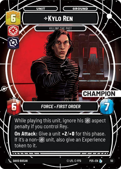 Kylo Ren - Killing the Past (50) (Champion) (50) [Store Showdown Promos] - for just $3000! 
