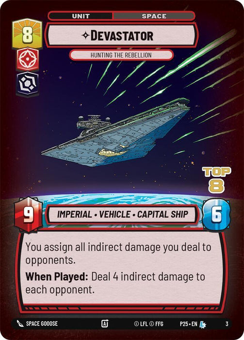 Devastator - Hunting the Rebellion (3) (Top 8) (3) [Store Showdown Promos] - for just $2.65! 