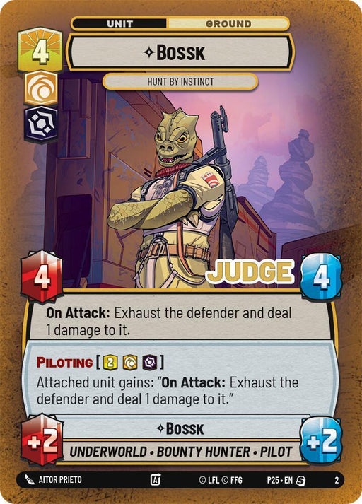 Bossk - Hunt By Instinct (2) (2) [Judge Promos] - for just $0.25! 