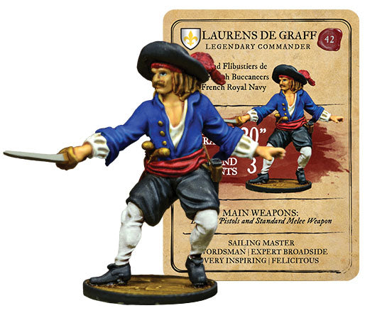 Blood & Plunder: French Laurens De Graff Legendary Commander - for just $3! 