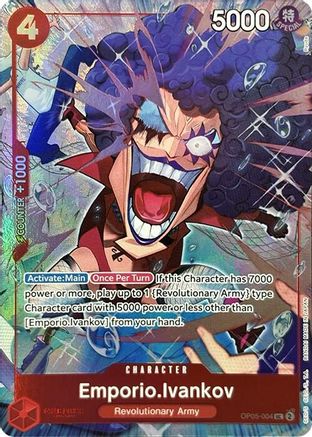 Emporio.Ivankov (Premium Card Collection -Best Selection Vol. 3-) (OP05-004) - One Piece Promotion Cards Foil - for just $2.08! 