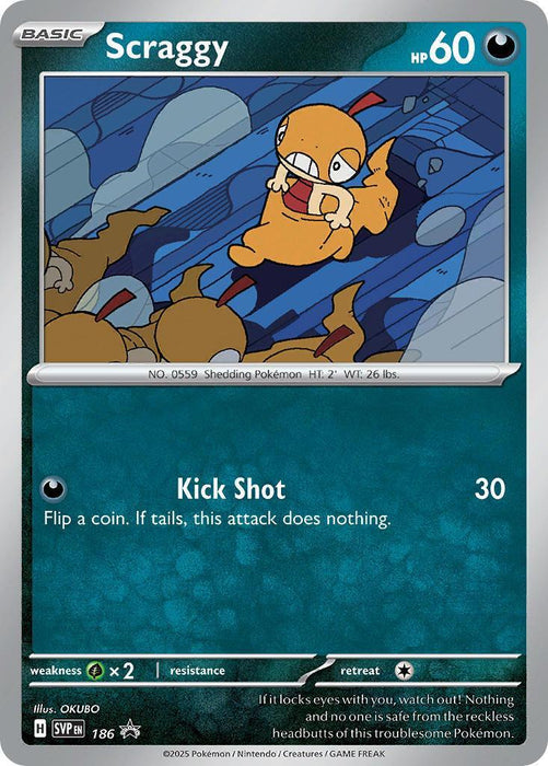 Scraggy (186) [Scarlet & Violet: Black Star Promos] - for just $0.35! 