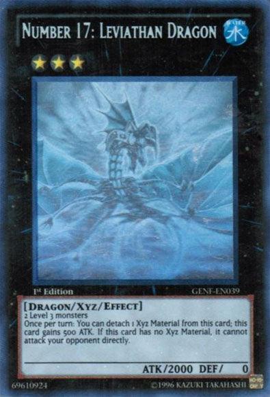 Number 17: Leviathan Dragon [GENF-EN039] Ghost Rare - for just $14.45! 