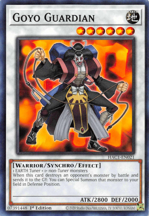 Goyo Guardian (Duel Terminal) [HAC1-EN021] Parallel Rare - for just $0.75! 