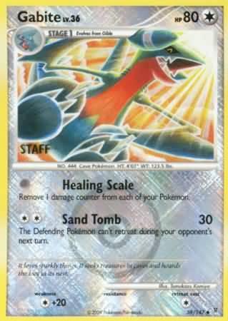Gabite (59/147) (Championship Promo Staff) [Platinum: Supreme Victors] - for just $32.15! 